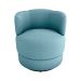 Poltrona Giratória Marselha Bouclé Azul
