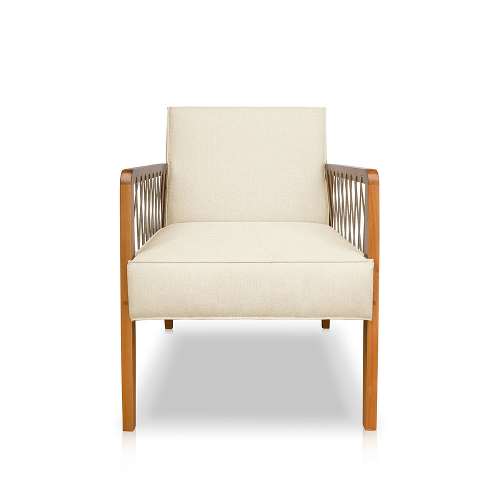 Poltrona Kira Linho Off White
