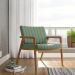 Poltrona Lang Linho Verde Sage