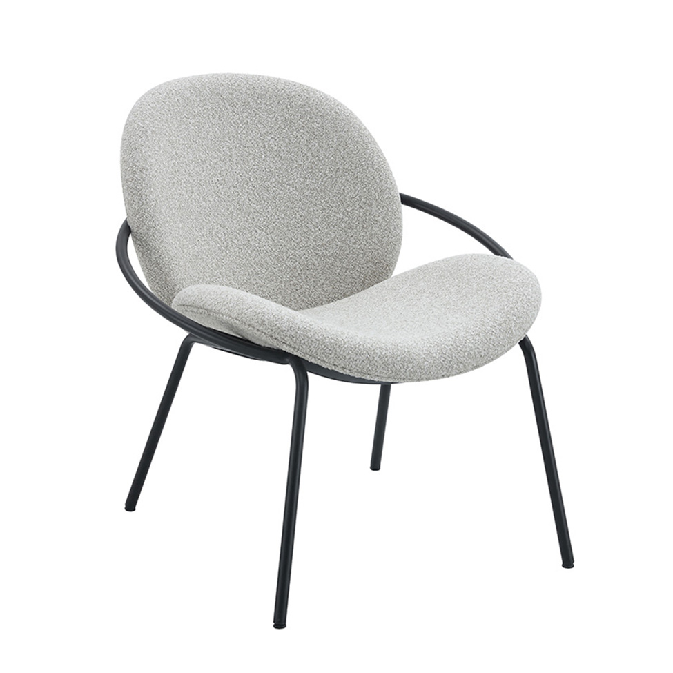 Poltrona Lea Bouclé Off White