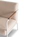 Poltrona Lope Bouclé Bege e Off White
