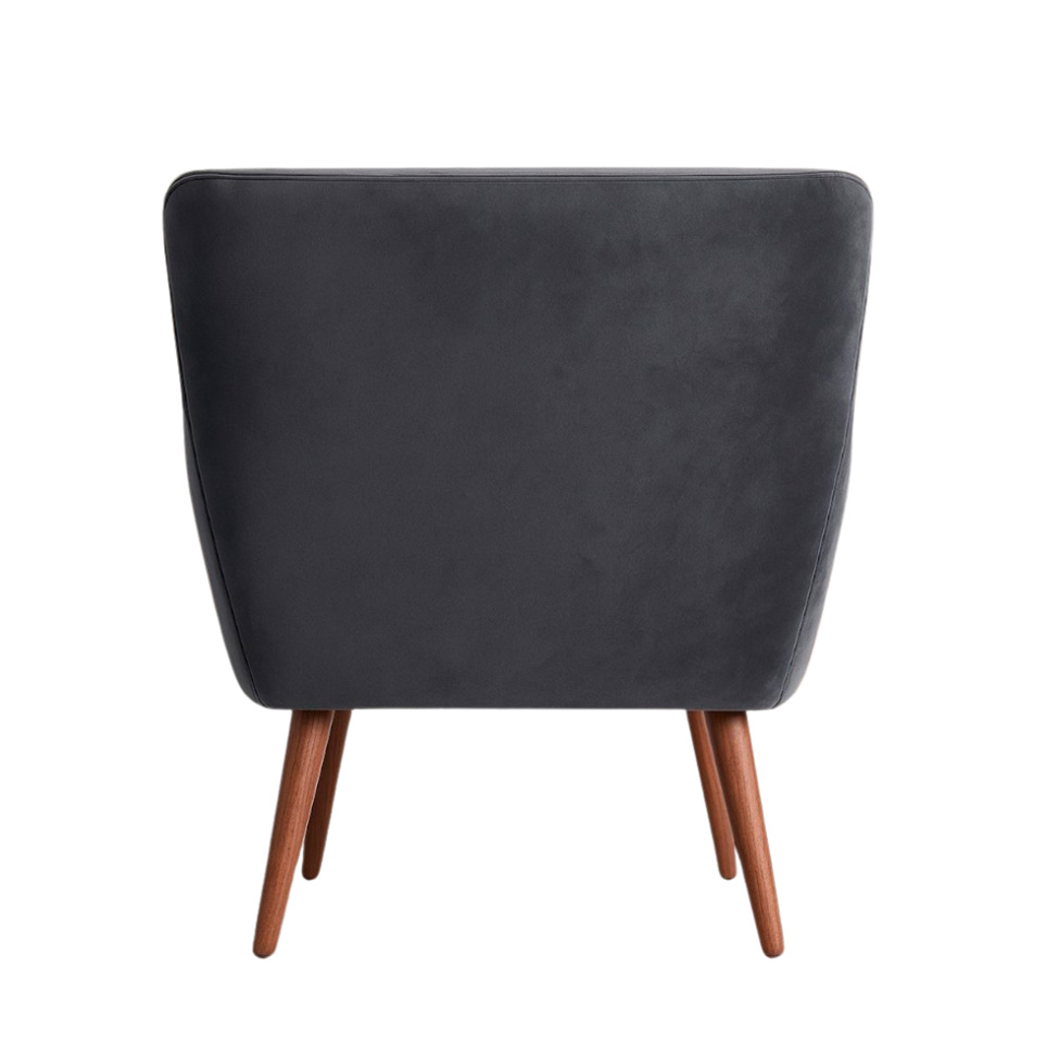 Poltrona Lorena Veludo Grafite