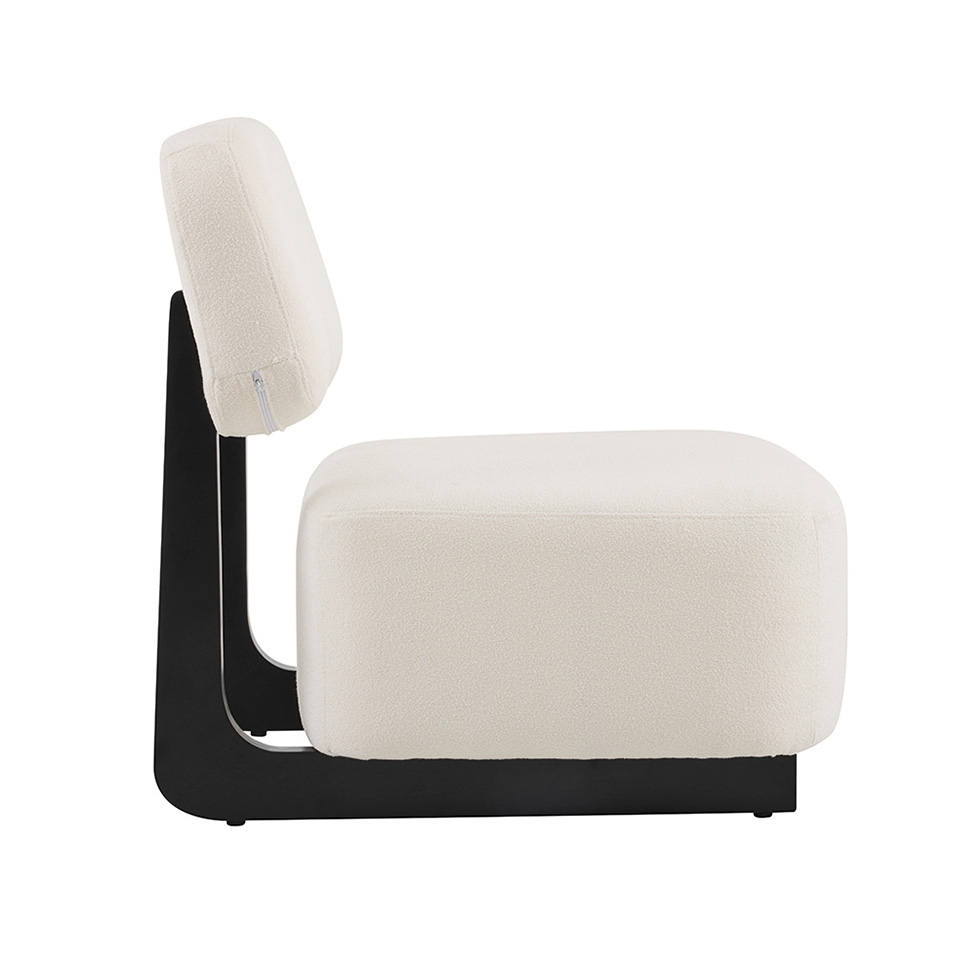 Poltrona Molise Bouclé Off White