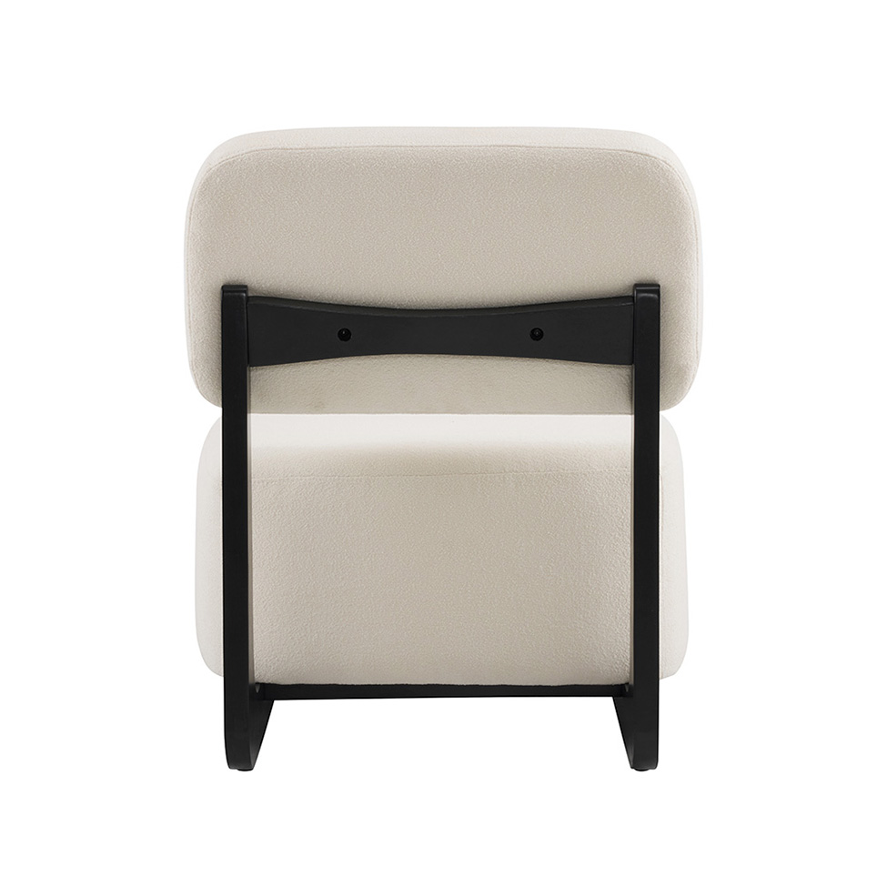 Poltrona Molise Bouclé Off White