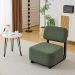 Poltrona Molise Bouclé Verde Oliva