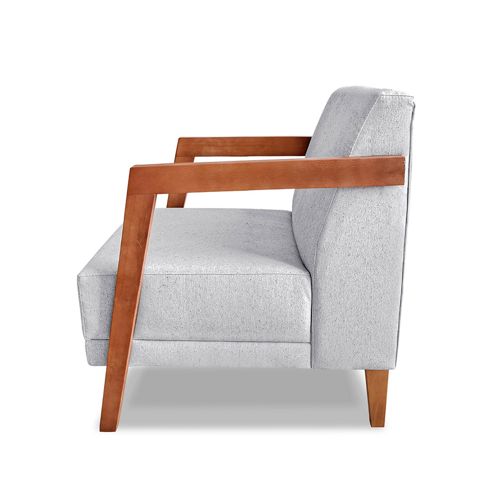 Poltrona Nora Linho Grigio
