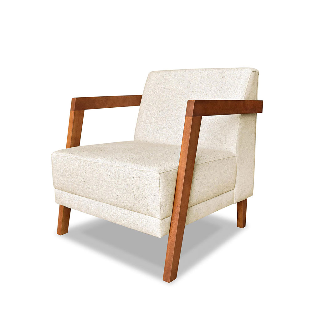 Poltrona Nora Linho Off White