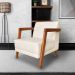 Poltrona Nora Linho Off White