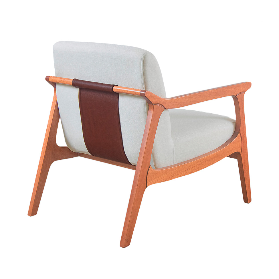 Poltrona Olívia Linho Cru