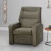 Poltrona Reclinável Classic Suede Amassado Marrom