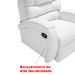 Poltrona Reclinável Imperial Zero Wall Revestimento Sintético Branca
