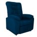 Poltrona Reclinável MX-61 Ônix Suede Azul