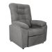 Poltrona Reclinável MX-61 Ônix Suede Cinza