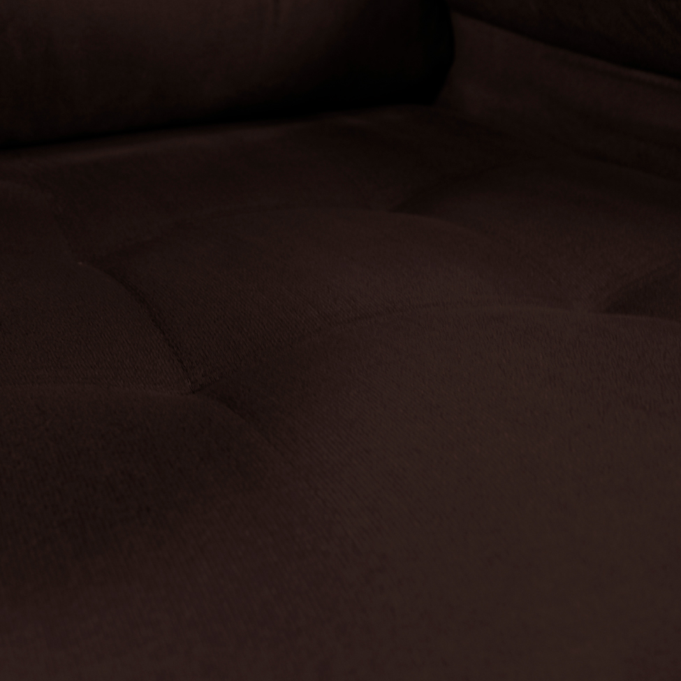 Poltrona Reclinável MX-61 Ônix Suede Marrom