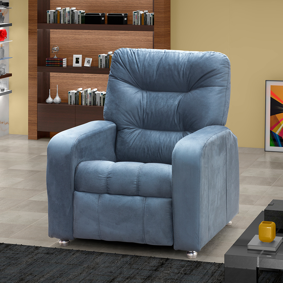 Poltrona Reclinável Mx-7 Azera Chumbo