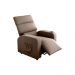 Poltrona Reclinável Pulse Veludo Capuccino