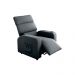 Poltrona Reclinável Pulse Veludo Chumbo