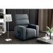 Poltrona Reclinável Pulse Veludo Chumbo