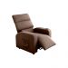 Poltrona Reclinável Pulse Veludo Marrom