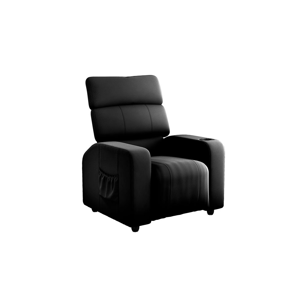 Poltrona Reclinável Pulse Veludo Preto