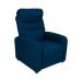Poltrona Reclinável Punto Suede Azul
