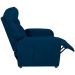 Poltrona Reclinável Punto Suede Azul