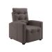 Poltrona Reclinável Titano Revestimento Sintético Marrom
