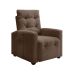 Poltrona Reclinável Titano Veludo Marrom
