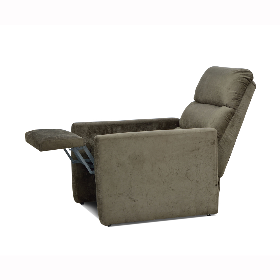 Poltrona Reclinável Turin Suede Amassado Marrom
