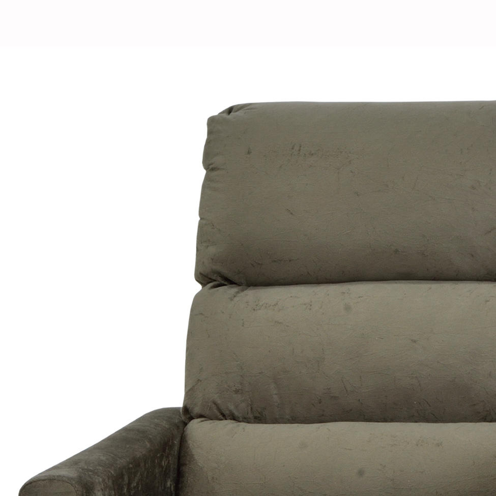 Poltrona Reclinável Turin Suede Amassado Marrom