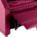 Poltrona Reclinável Yaris Veludo Marsala