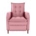 Poltrona Reclinável Yaris Veludo Rosa