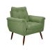 Poltrona Xangai Bouclé Verde Oliva