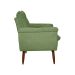 Poltrona Xangai Bouclé Verde Oliva