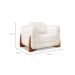 Poltrona Yves Bouclé Off White