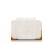 Poltrona Yves Bouclé Off White