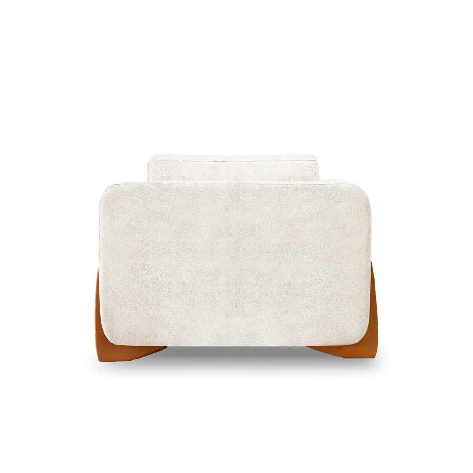Poltrona Yves Bouclé Off White