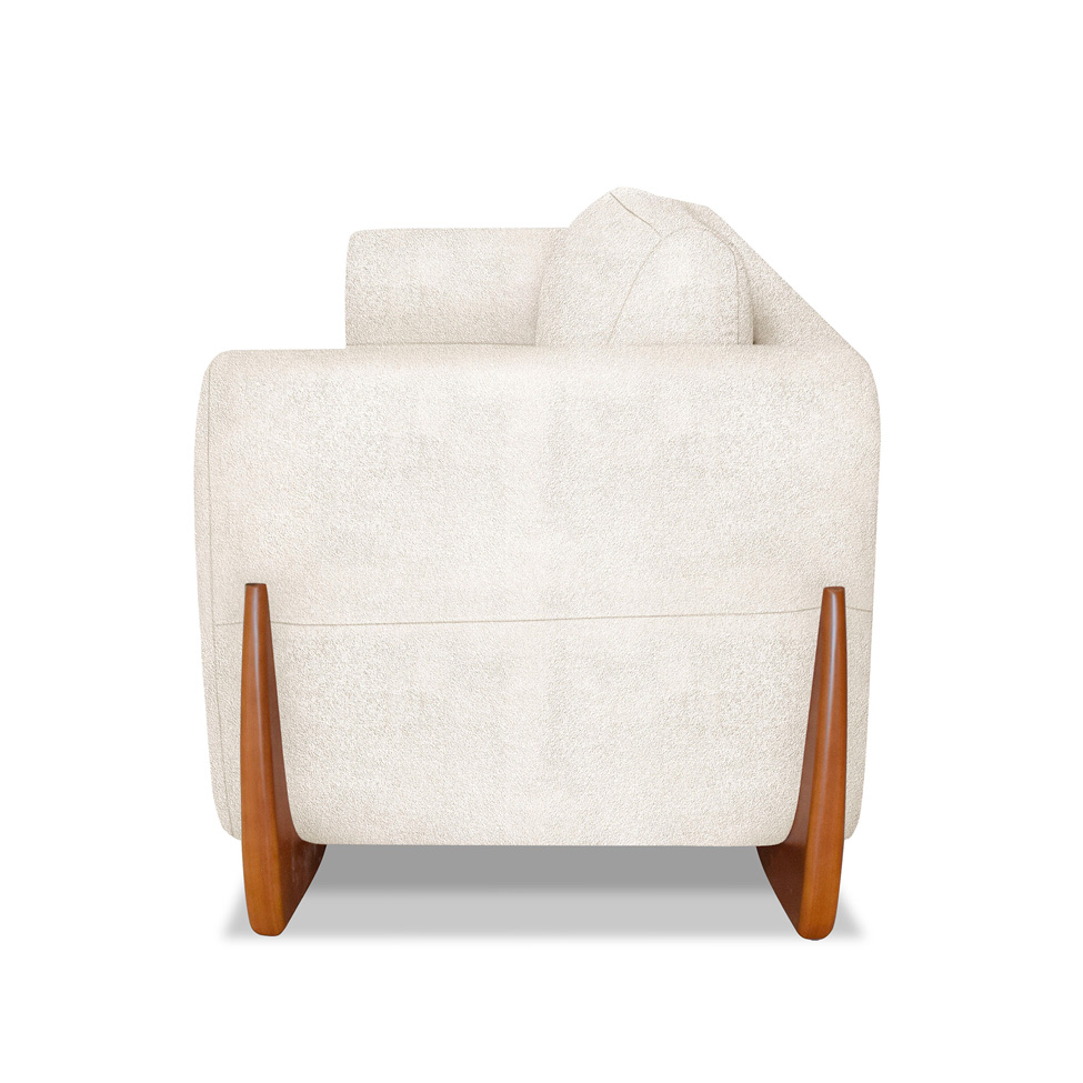 Poltrona Yves Bouclé Off White