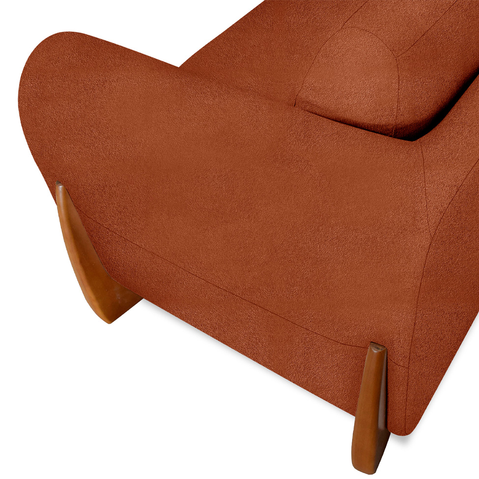 Poltrona Yves Bouclé Terracota