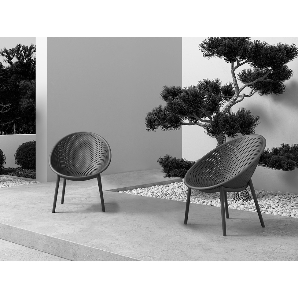 Poltrona para Jardim Drops Preta