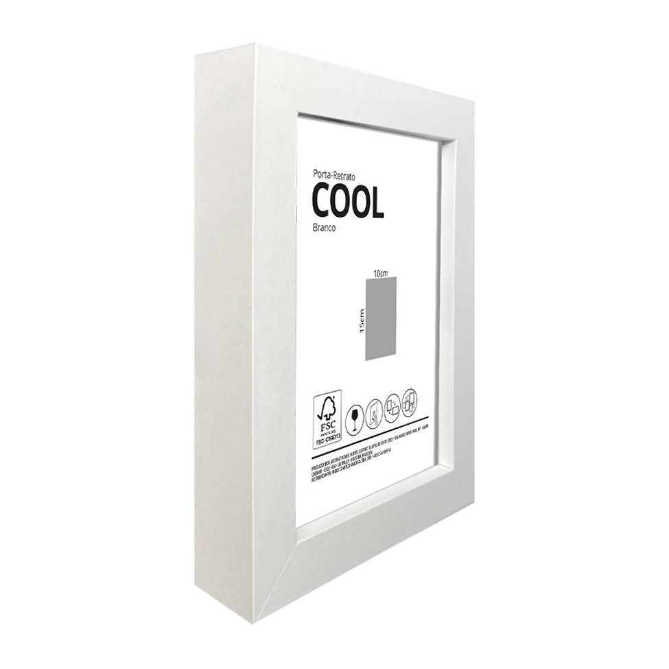 Porta-Retrato 10x15 Cool Branco