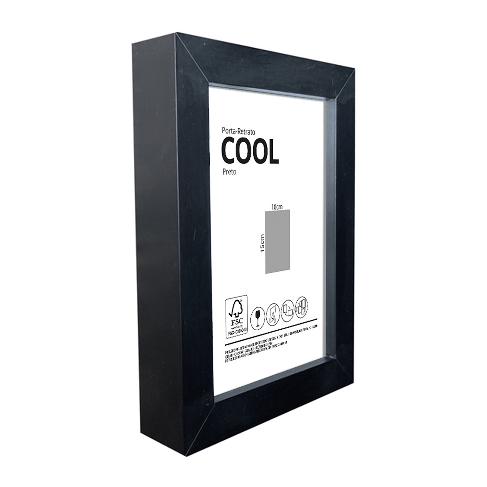 Porta-Retrato 10x15 Cool Preto