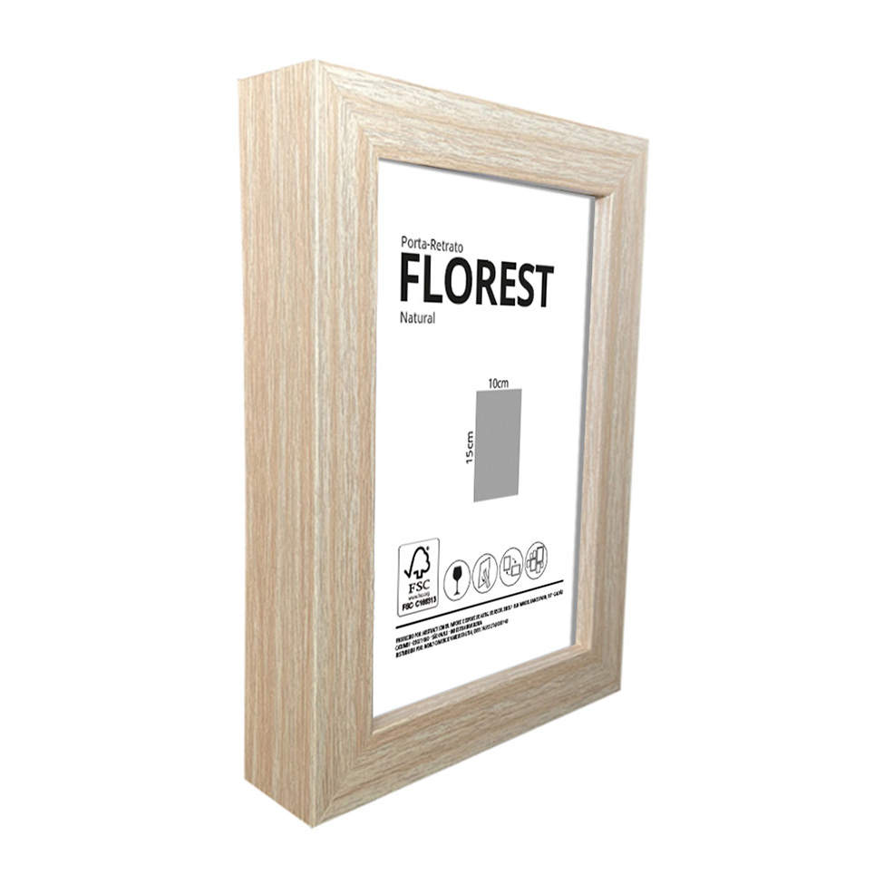 Porta-Retrato 10x15 Florest Natural