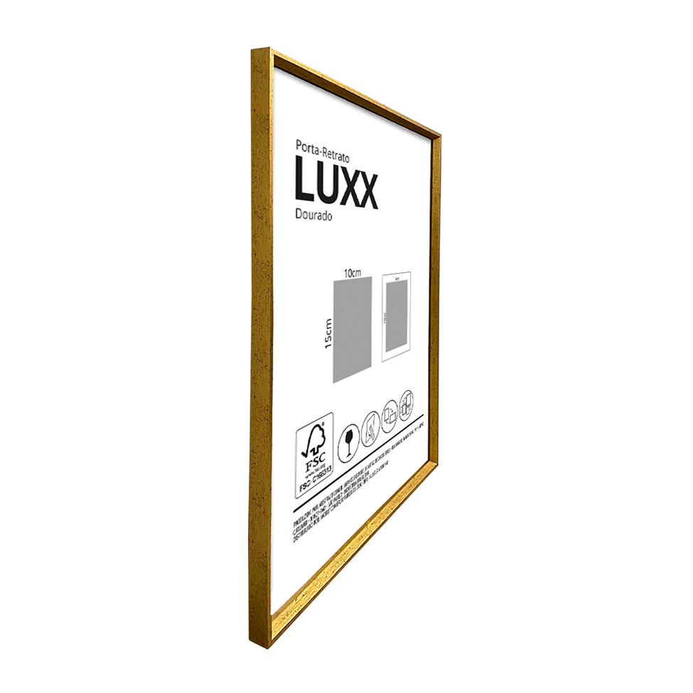Porta-Retrato 10x15 Luxx Dourado
