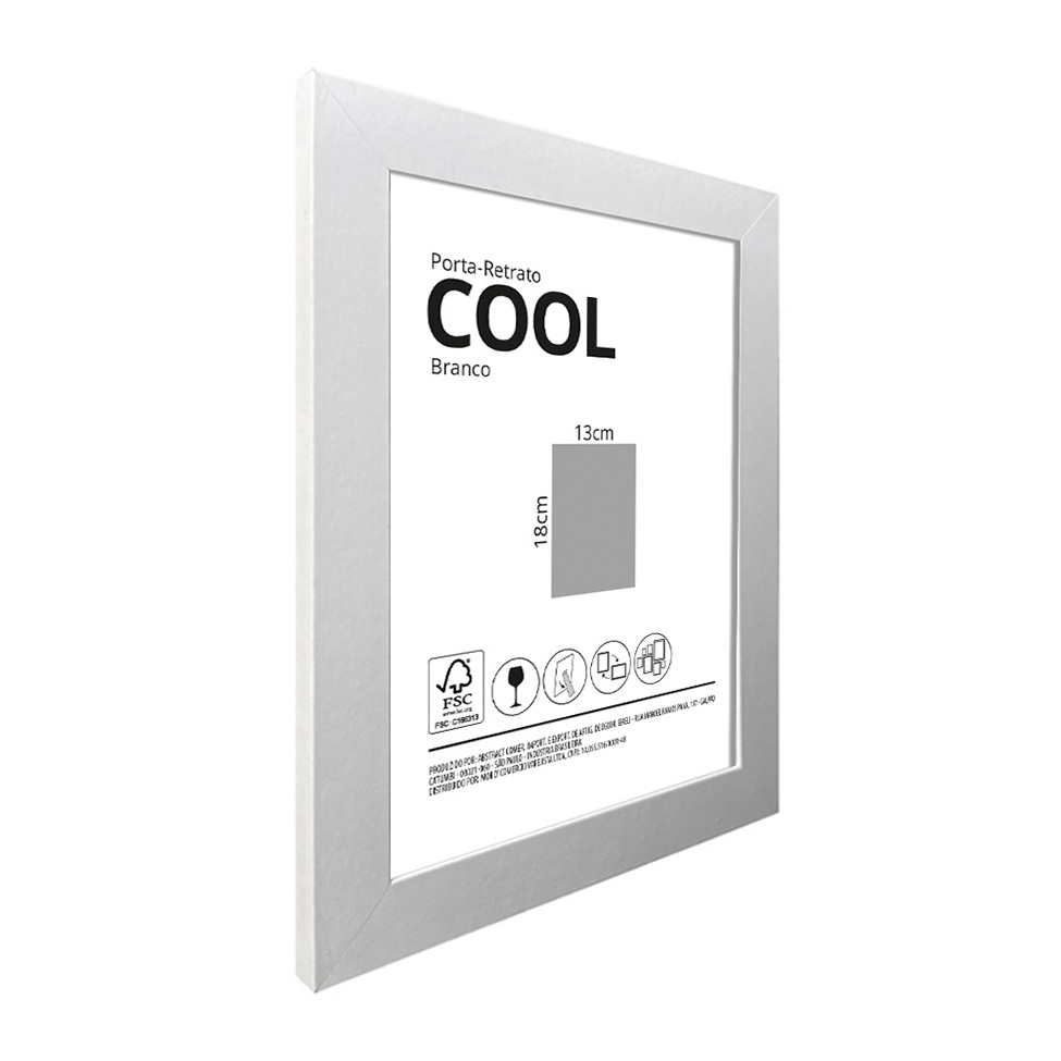 Porta-Retrato 13x18 Cool Branco