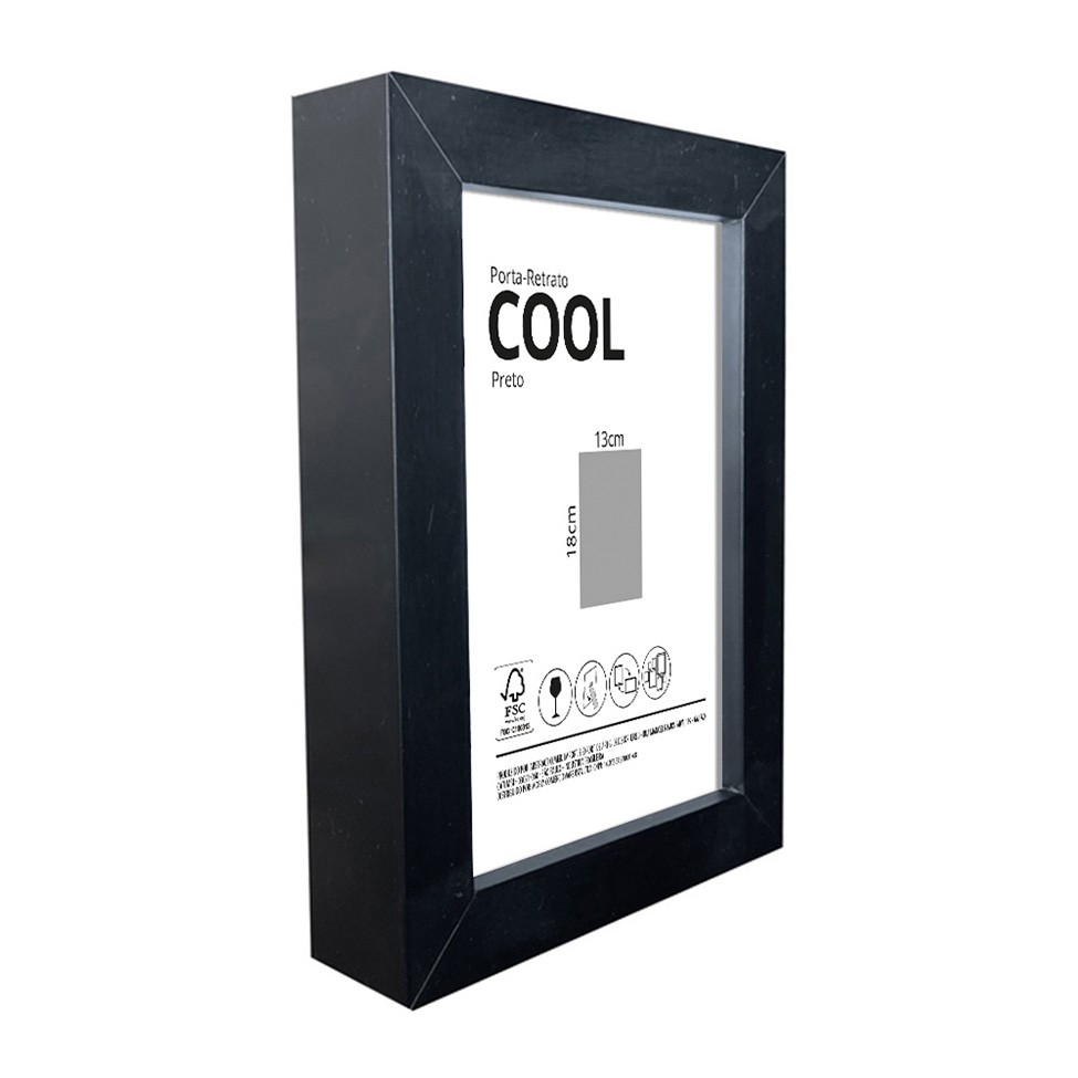 Porta-Retrato 13x18 Cool Preto