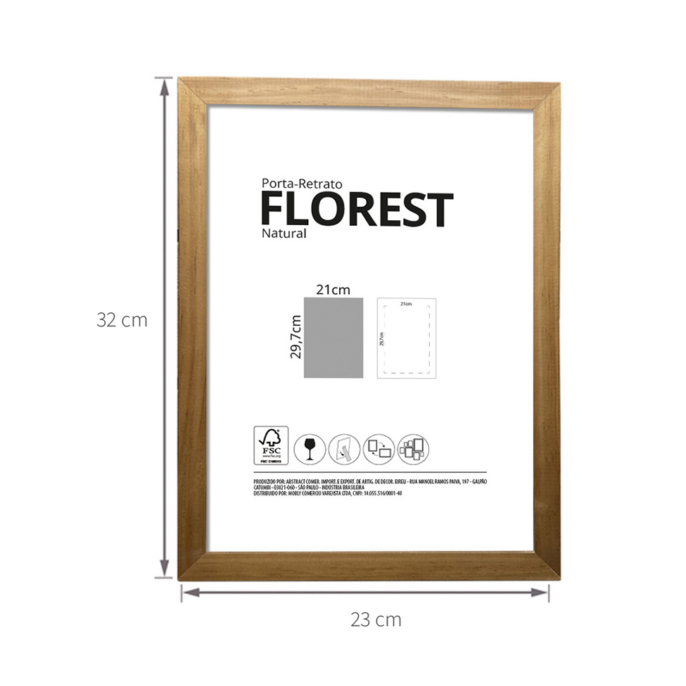 Porta-Retrato 21x29 Florest Natural