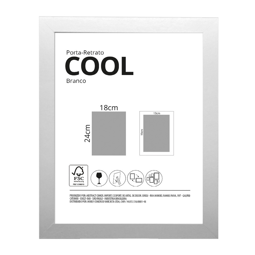 Porta-Retrato 24x18 Cool Branco