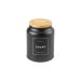 Pote para Açúcar Sense Preto e Bambu