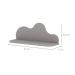 Prateleira Infantil Nuvem 100% MDF Fendi 52 cm